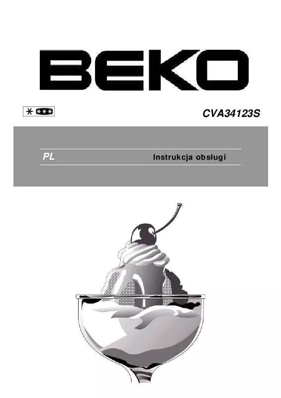 Mode d'emploi BEKO CVA 34123