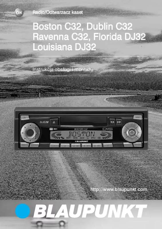 Mode d'emploi BLAUPUNKT FLORIDA DJ32