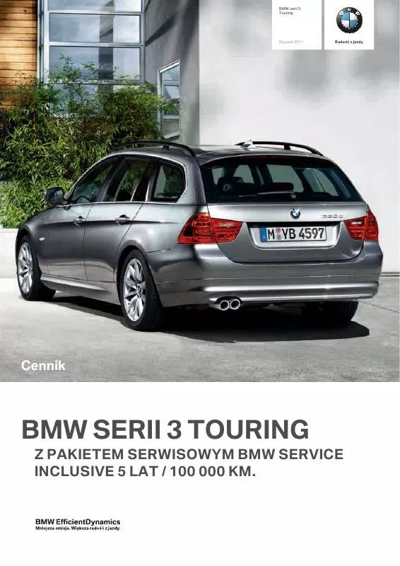 Mode d'emploi BMW 316 TOURING