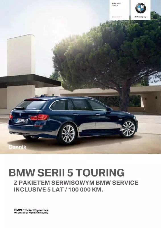 Mode d'emploi BMW 523 TOURING