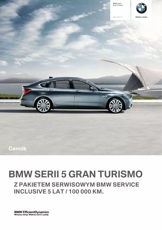 Mode d'emploi BMW 550 GRAN TURISMO