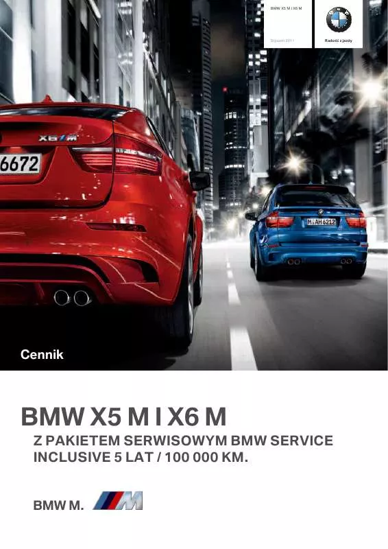 Mode d'emploi BMW X5 M