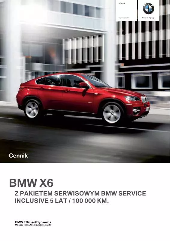 Mode d'emploi BMW X6
