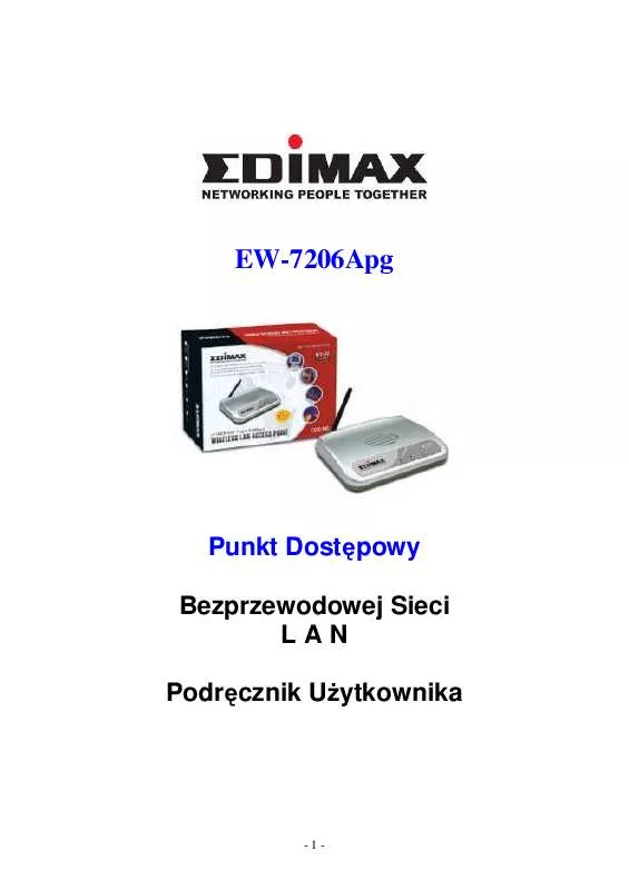 Mode d'emploi EDIMAX EW-7206APG
