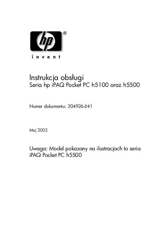 Mode d'emploi HP IPAQ H5500 POCKET PC