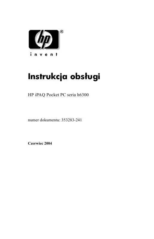 Mode d'emploi HP IPAQ H6300 POCKET PC