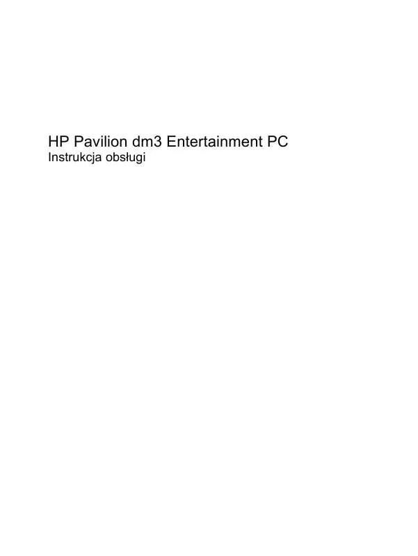 Mode d'emploi HP PAVILION DM3-1060EA