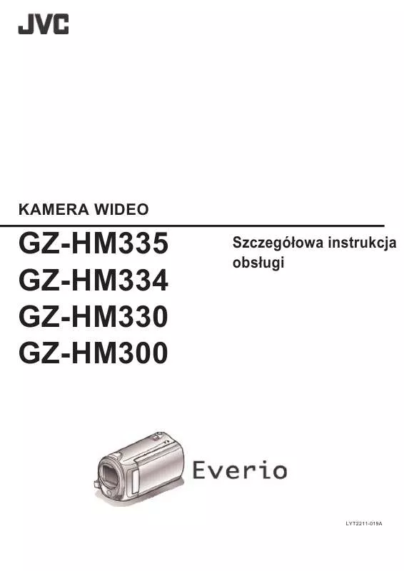 Mode d'emploi JVC GZ-HM334