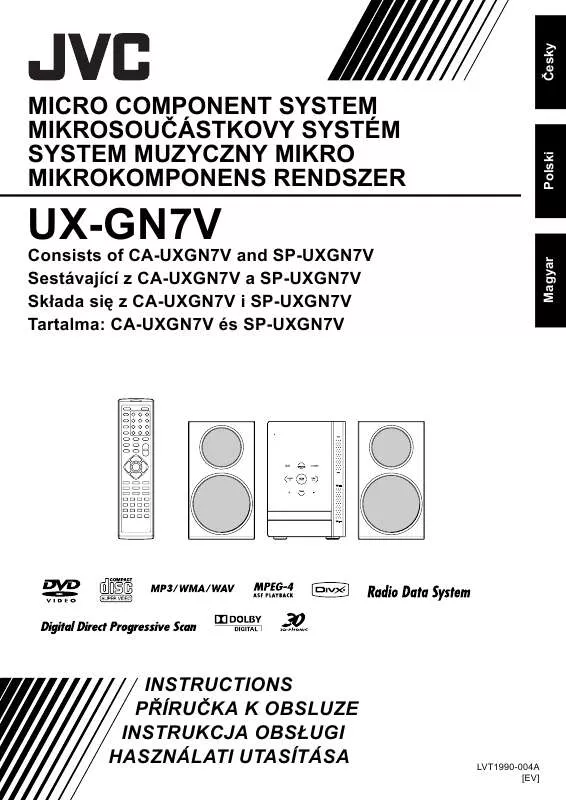 Mode d'emploi JVC UX-GN7