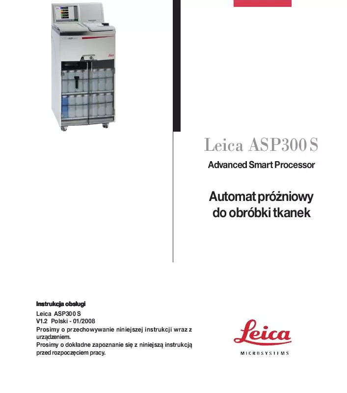 Mode d'emploi LEICA ASP300 S