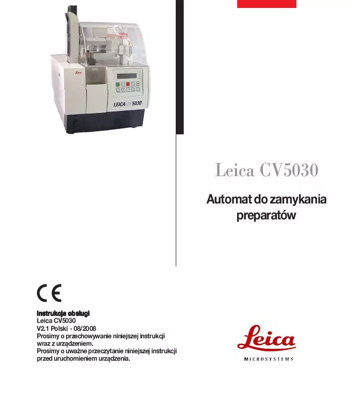 Mode d'emploi LEICA CV5030