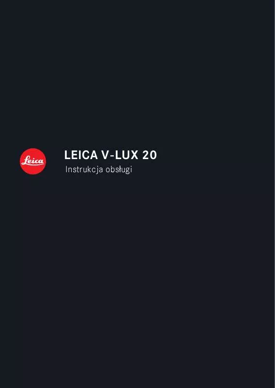 Mode d'emploi LEICA V-LUX 20