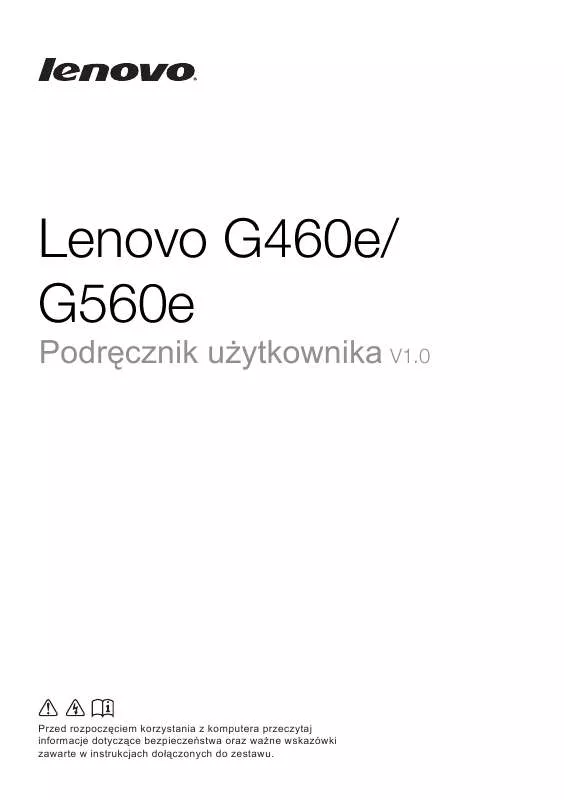 Mode d'emploi LENOVO G460E