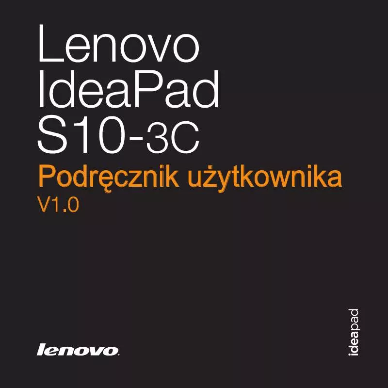 Mode d'emploi LENOVO IDEAPAD S10-3C