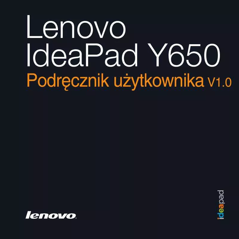Mode d'emploi LENOVO IDEAPAD Y650
