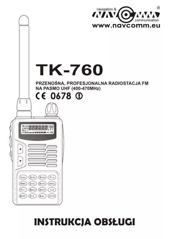 Mode d'emploi NAVCOMM TK-760