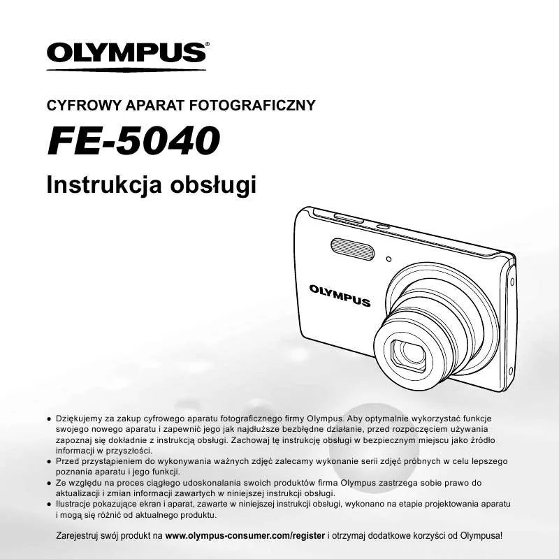 Mode d'emploi OLYMPUS FE-5040