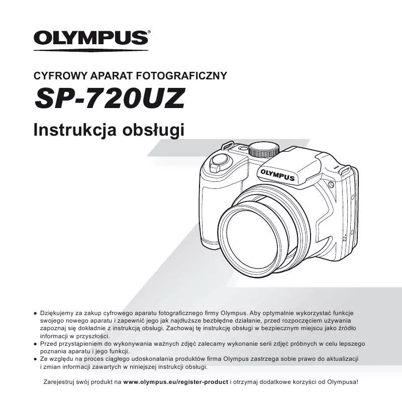 Mode d'emploi OLYMPUS SP-720UZ
