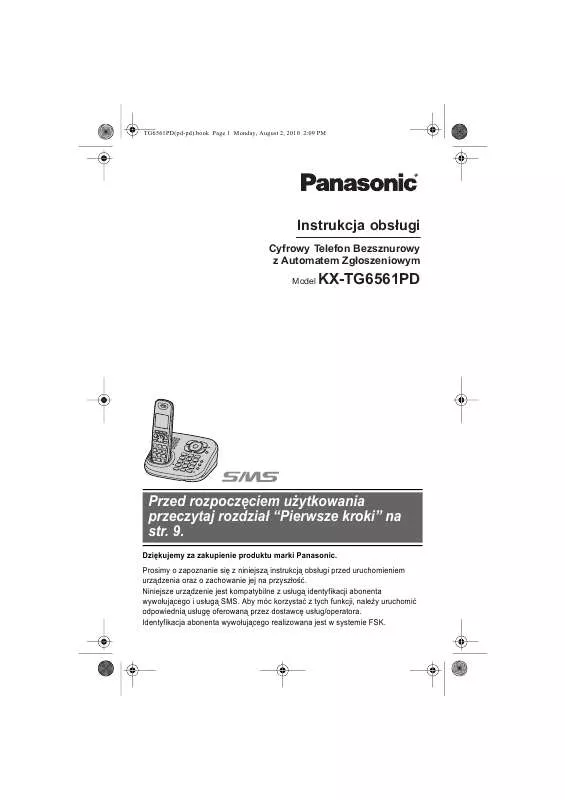 Mode d'emploi PANASONIC KXTG6561PD