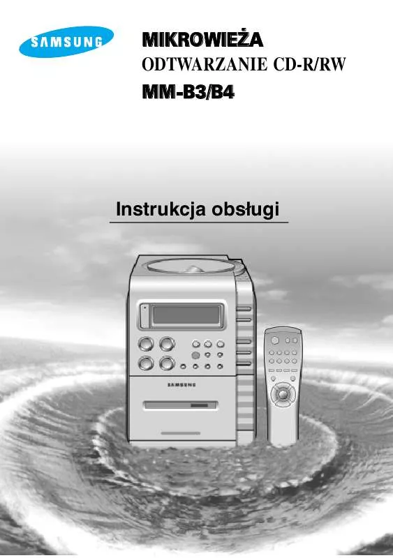 Mode d'emploi SAMSUNG MM-B3