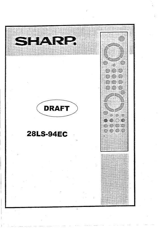 Mode d'emploi SHARP 28LS-94EC