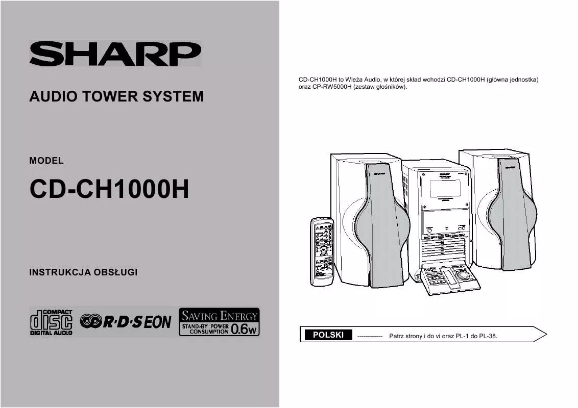 Mode d'emploi SHARP CD-CH1000H