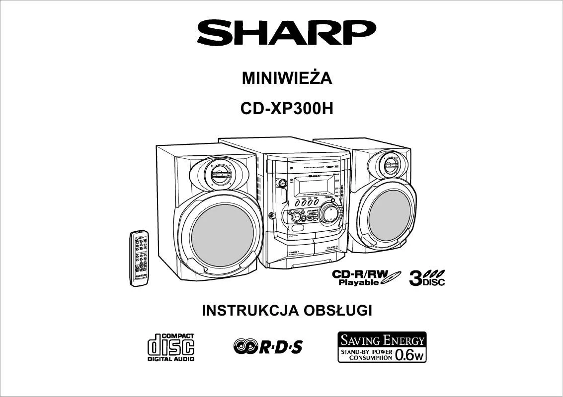 Mode d'emploi SHARP CD-XP300H