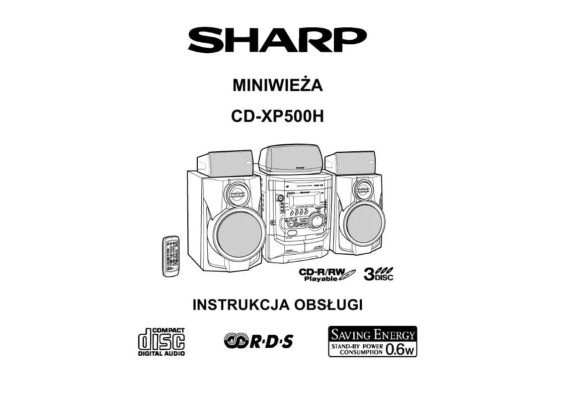 Mode d'emploi SHARP CD-XP500H