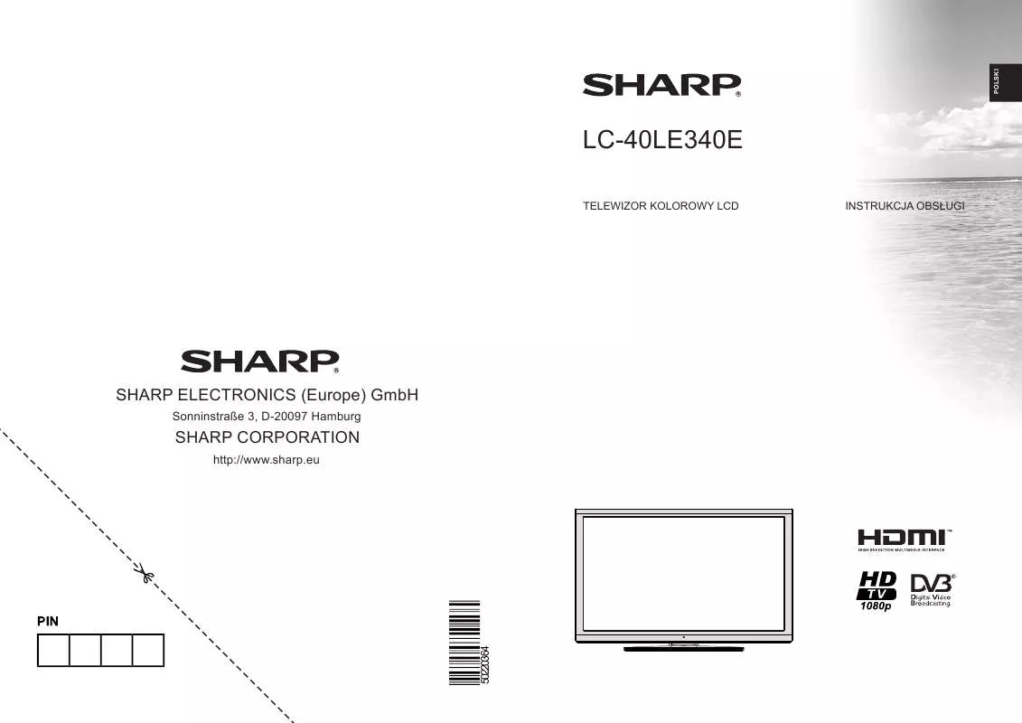 Mode d'emploi SHARP LC-40LE340E