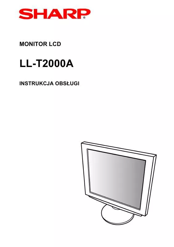 Mode d'emploi SHARP LL-T2000A