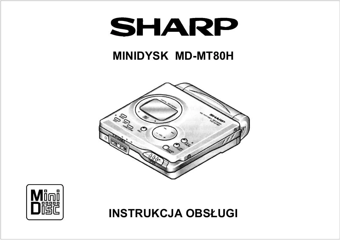 Mode d'emploi SHARP MD-MT80H