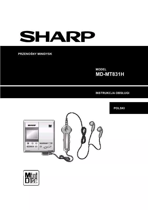 Mode d'emploi SHARP MD-MT831H