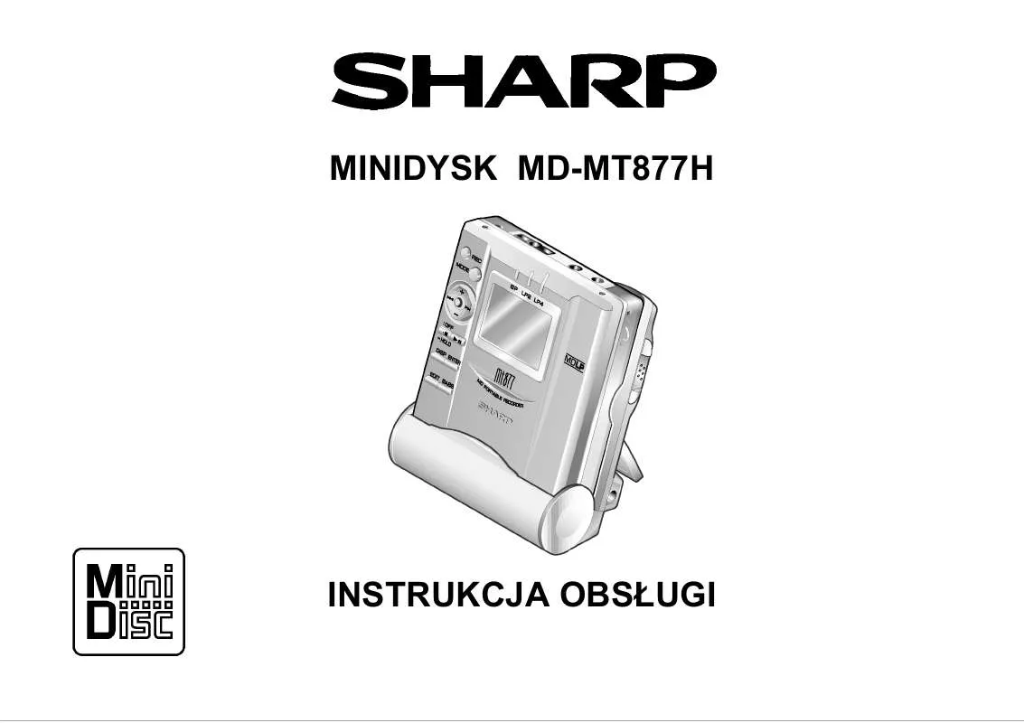 Mode d'emploi SHARP MD-MT877H