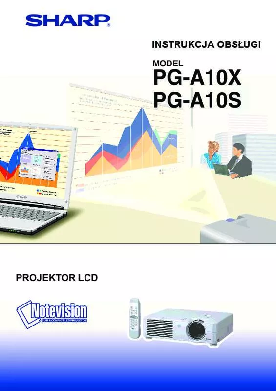 Mode d'emploi SHARP PG-A10X/S