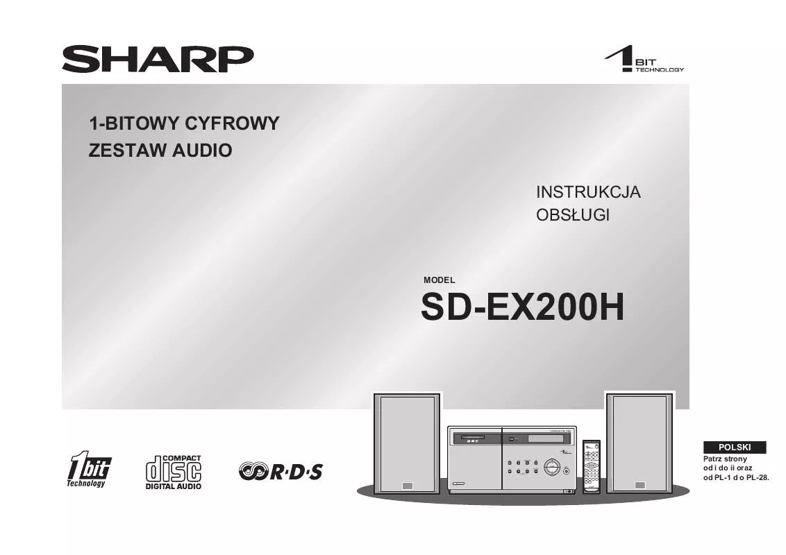 Mode d'emploi SHARP SD-EX200H