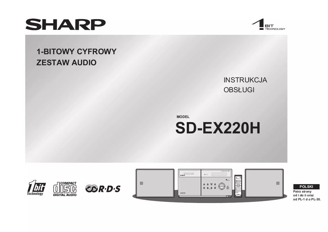 Mode d'emploi SHARP SD-EX220H