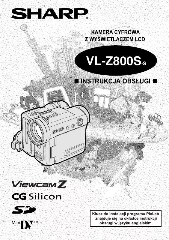 Mode d'emploi SHARP VL-Z800S