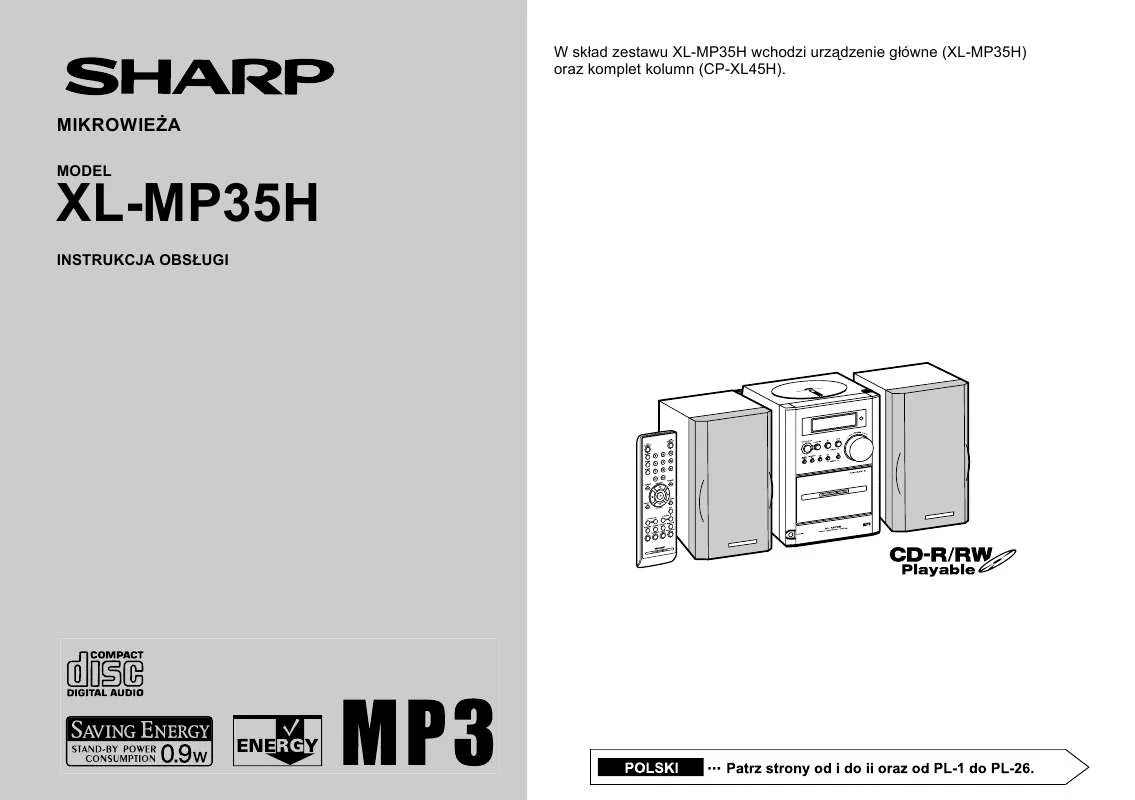 Mode d'emploi SHARP XL-MP35H