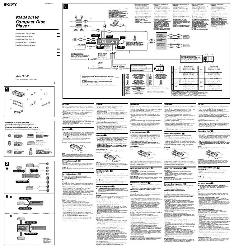 Mode d'emploi SONY CFD-S01