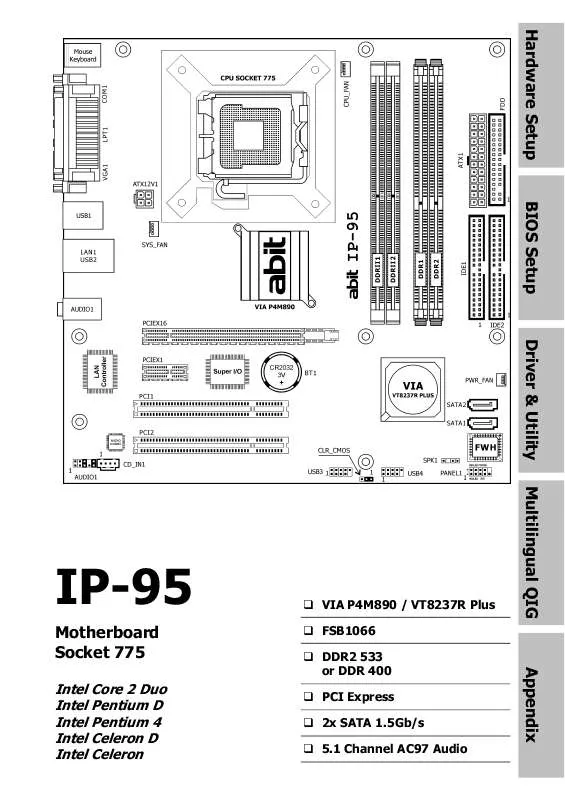 Mode d'emploi ABIT IP-95