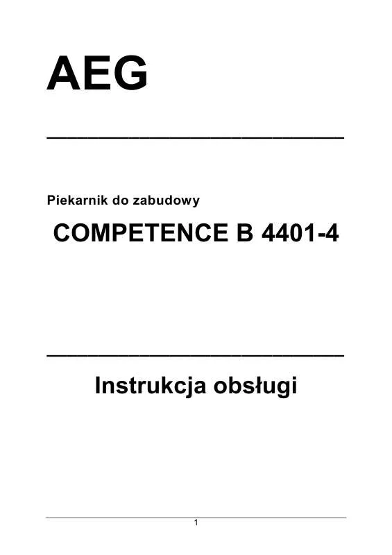 Mode d'emploi AEG-ELECTROLUX B4401-4-M