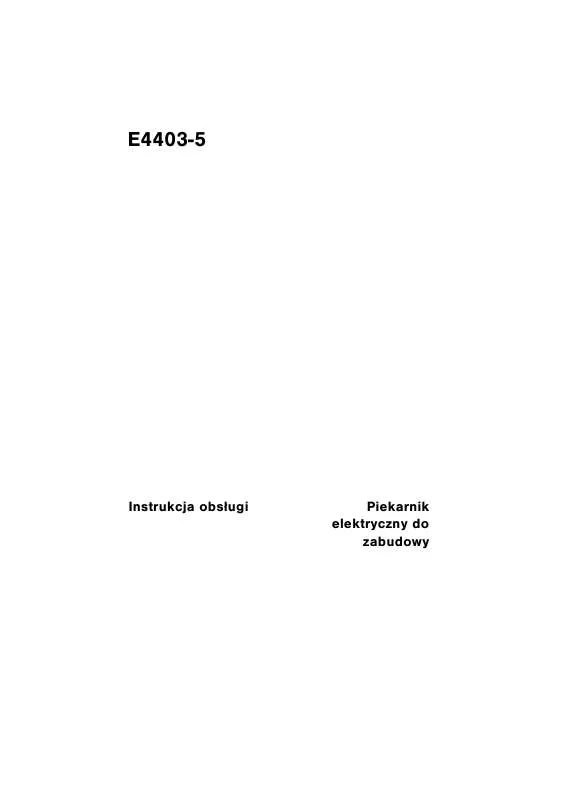 Mode d'emploi AEG-ELECTROLUX E4403-5-W