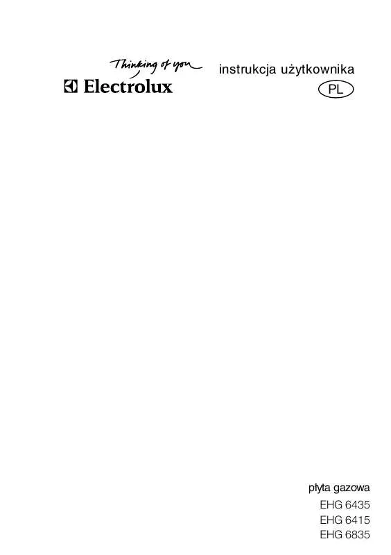 Mode d'emploi AEG-ELECTROLUX EHG6815X