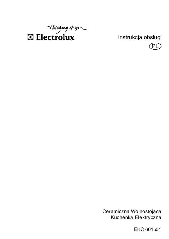 Mode d'emploi AEG-ELECTROLUX EKC601501W