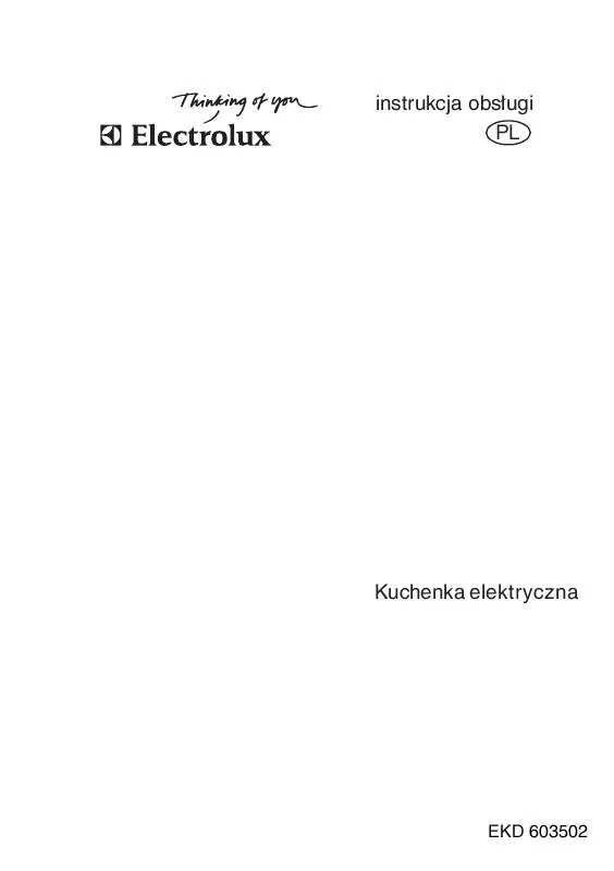 Mode d'emploi AEG-ELECTROLUX EKD603502X