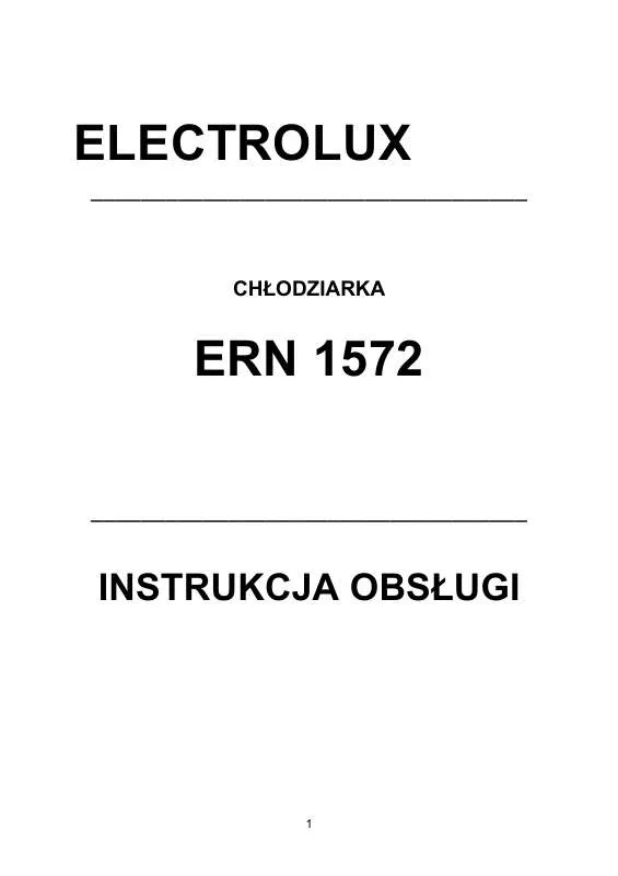 Mode d'emploi AEG-ELECTROLUX ERN1572