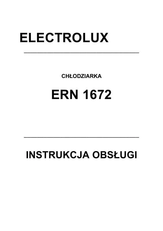 Mode d'emploi AEG-ELECTROLUX ERN1672