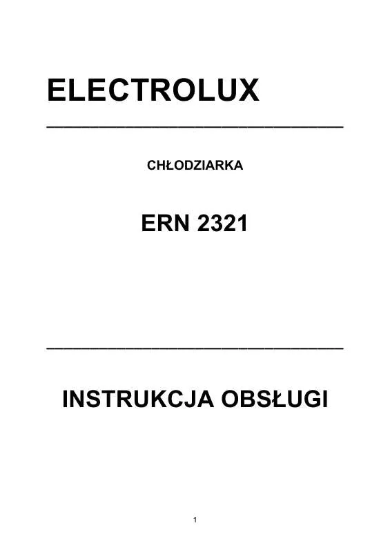 Mode d'emploi AEG-ELECTROLUX ERN2321