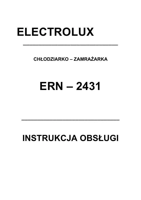 Mode d'emploi AEG-ELECTROLUX ERN2431