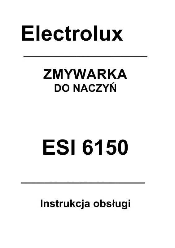 Mode d'emploi AEG-ELECTROLUX ESI6150 X
